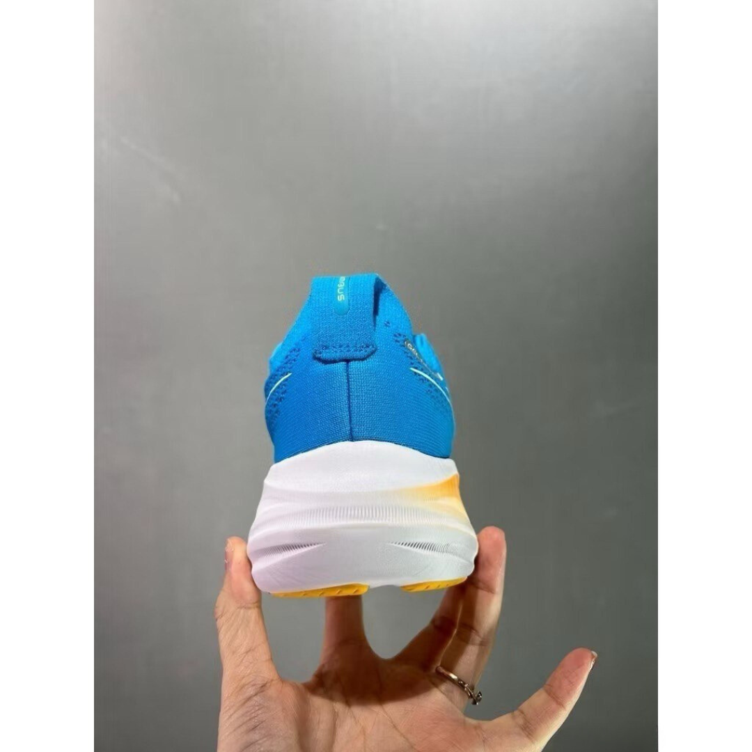 Tênis Asics Gel - Nimbus 26 - Azul e Laranja
