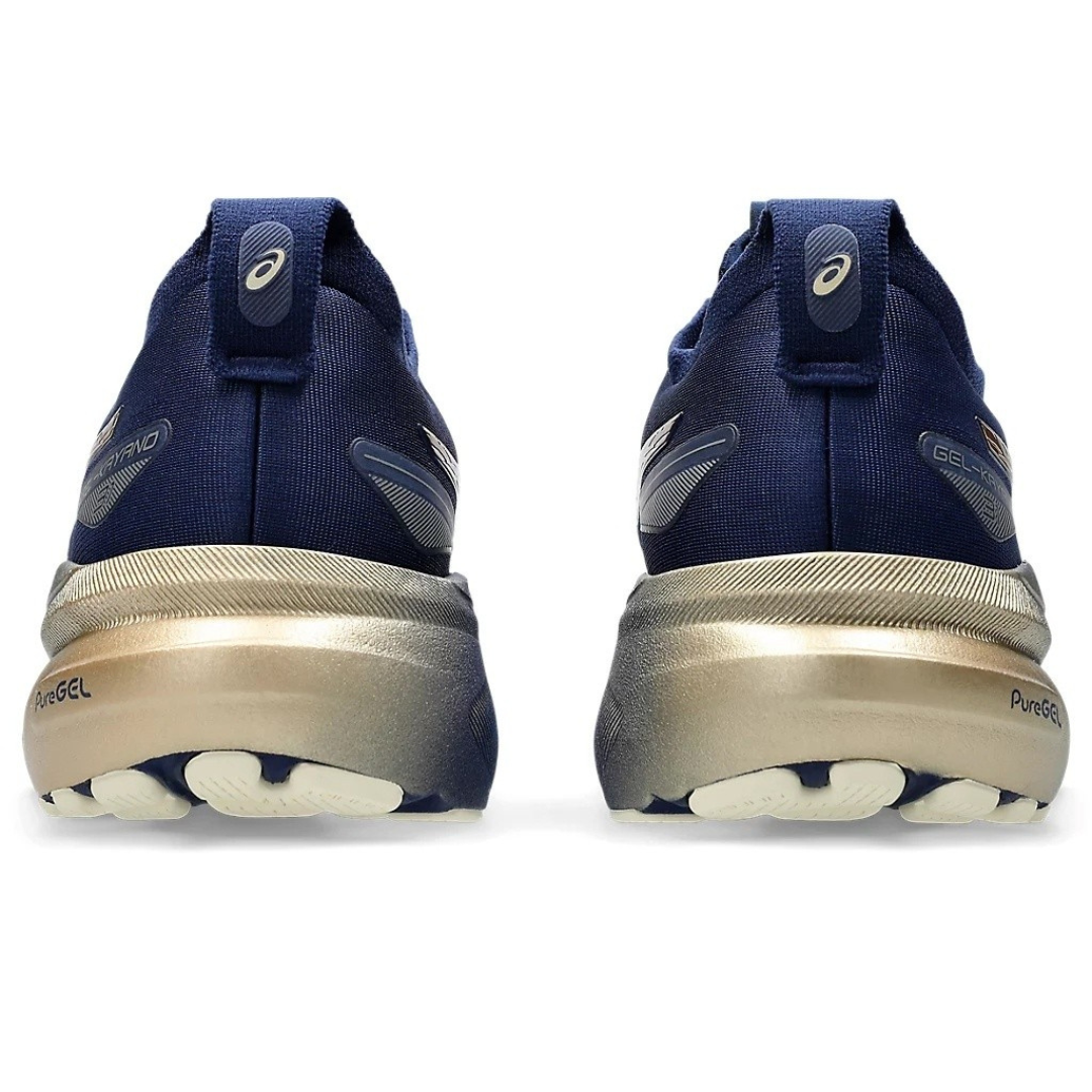 Tênis Asics Gel-Kayano 31 Paris -Platinum - Azul Marinho com Dourado
