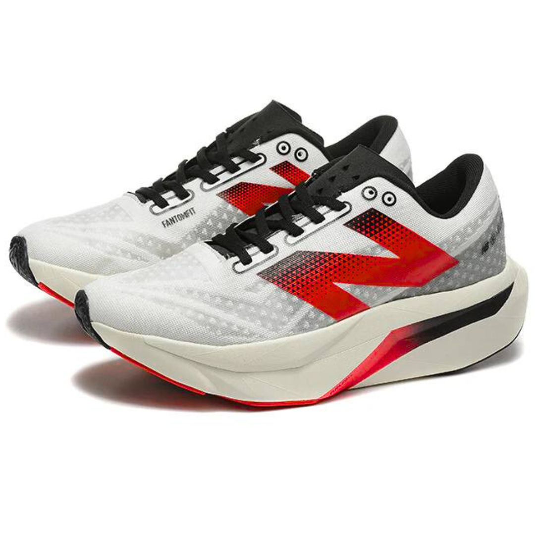 Tênis New Balance Fuelcell Supercomp Elite V4 - Branco/Vermelho/Preto
