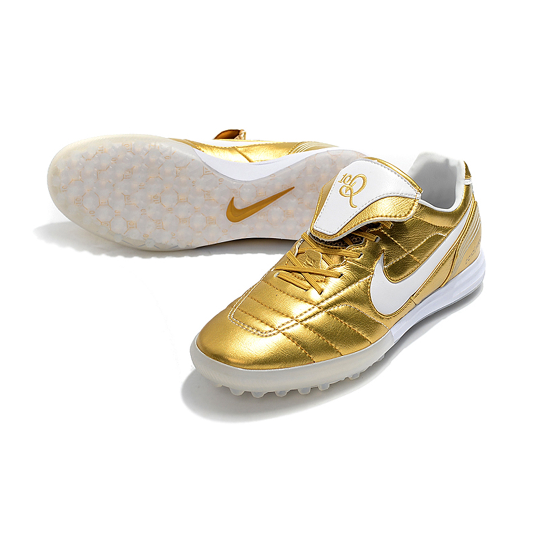 Chuteira Nike Tiempo Legend 7 Elite Society R10 - Gold