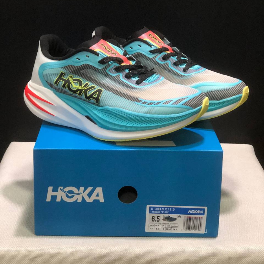Tênis Hoka Cielo X1 2.0 Unissex - Azul/Branco