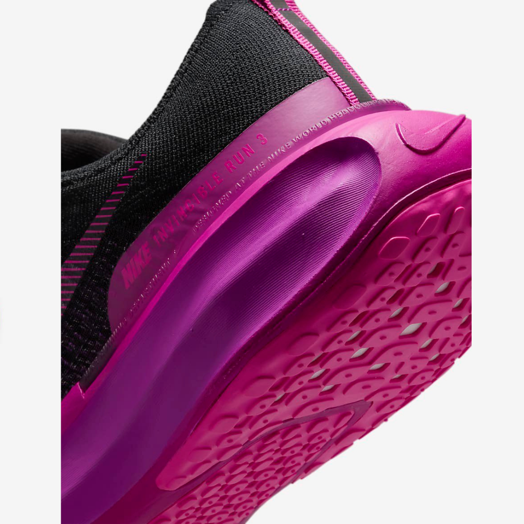 Tênis Nike Invincible Run 3 Preto e Roxo
