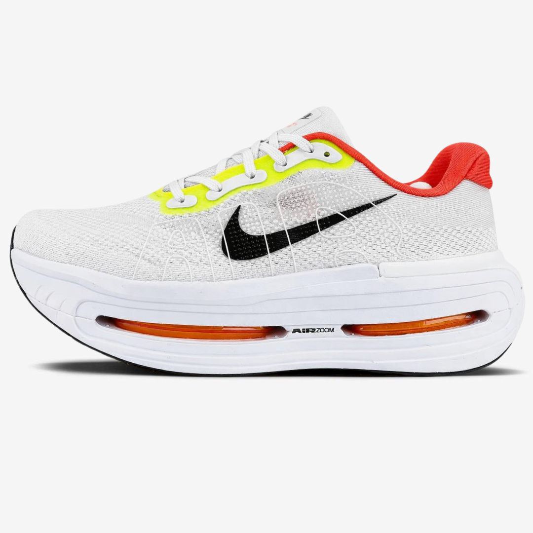 Tênis Nike Vomero Premium - Branco/Vermelho/Verde Neon
