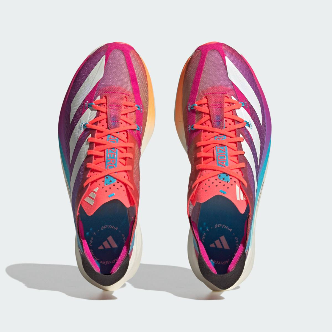 Tênis Adidas Adizero Adios Pro 3 - Signal Pink Cyan