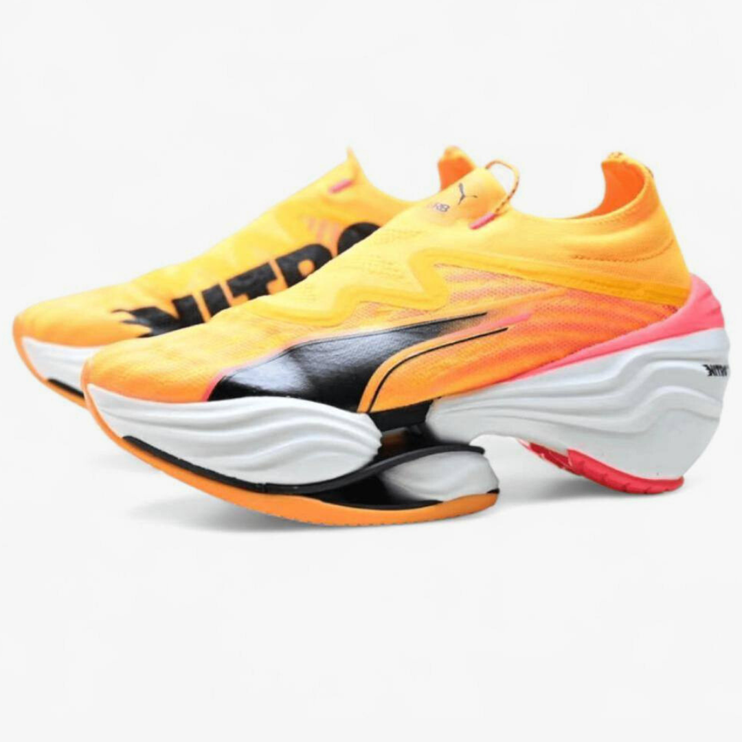 Tênis Puma Fast-RB Nitro Elite - Laranja/Rosa