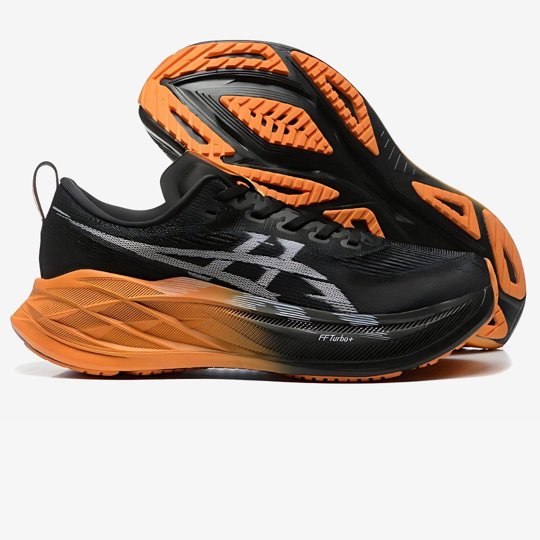 Tênis Asics Superblast 2 - Unissex - Preto/Laranja