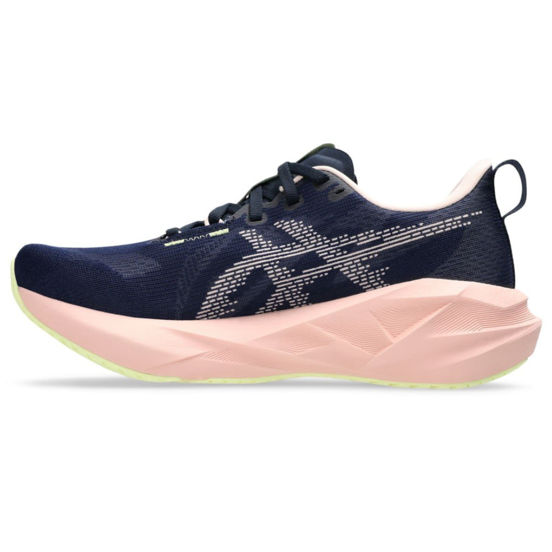 Tênis Asics Novablast 5 - Azul/Rosa