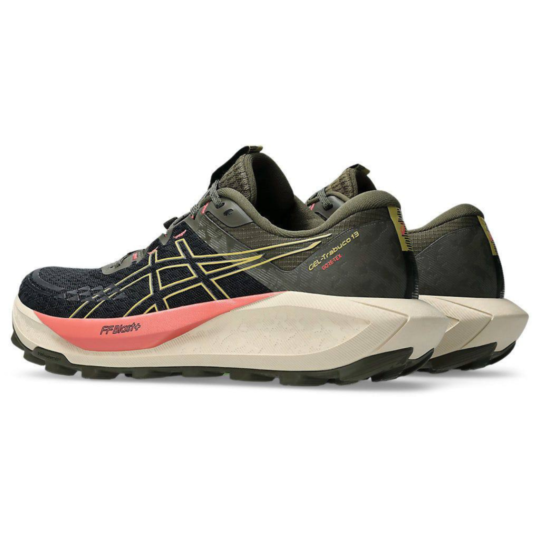 Tênis Asics Gel Trabuco 13 - Verde Oliva/Vermelho