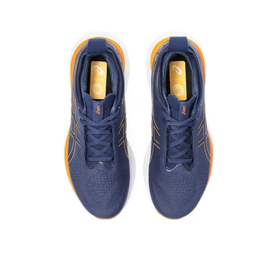 Tênis Asics Gel - Nimbus™ 25 Azul Marinho e Laranja