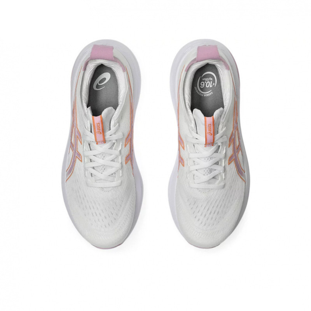 Tênis Asics Gel - Nimbus 27 - Branco/Lilás