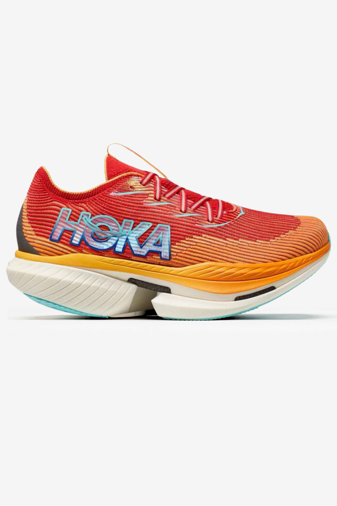 Tênis Hoka Cielo X1 Unissex - Cerise/Solar Flare