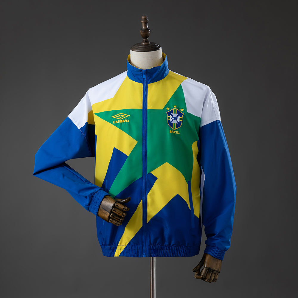 Jaqueta Corta Vento Seleção Brasil Retrô 1992/94