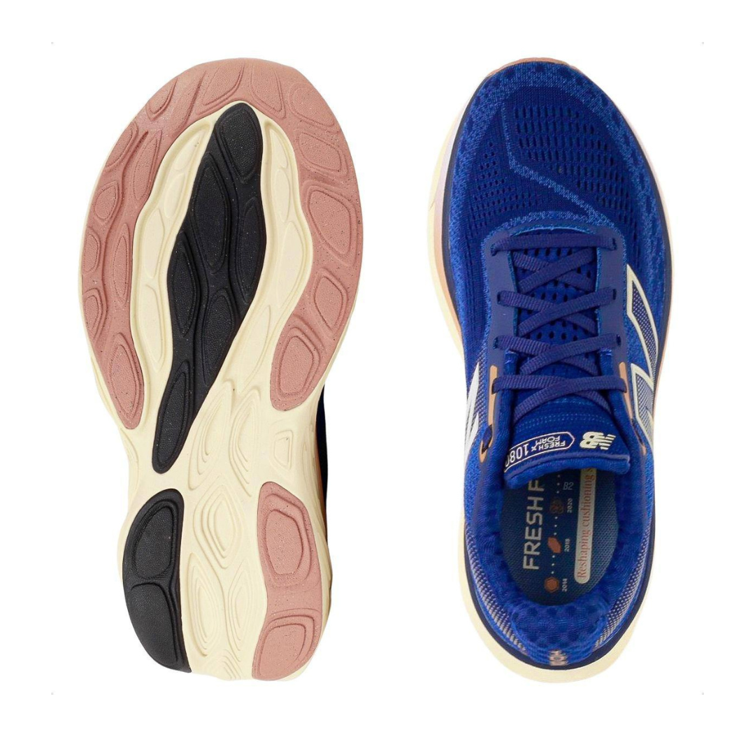 Tênis New Balance Fresh Foam X 1080 V14 - Azul/Laranja