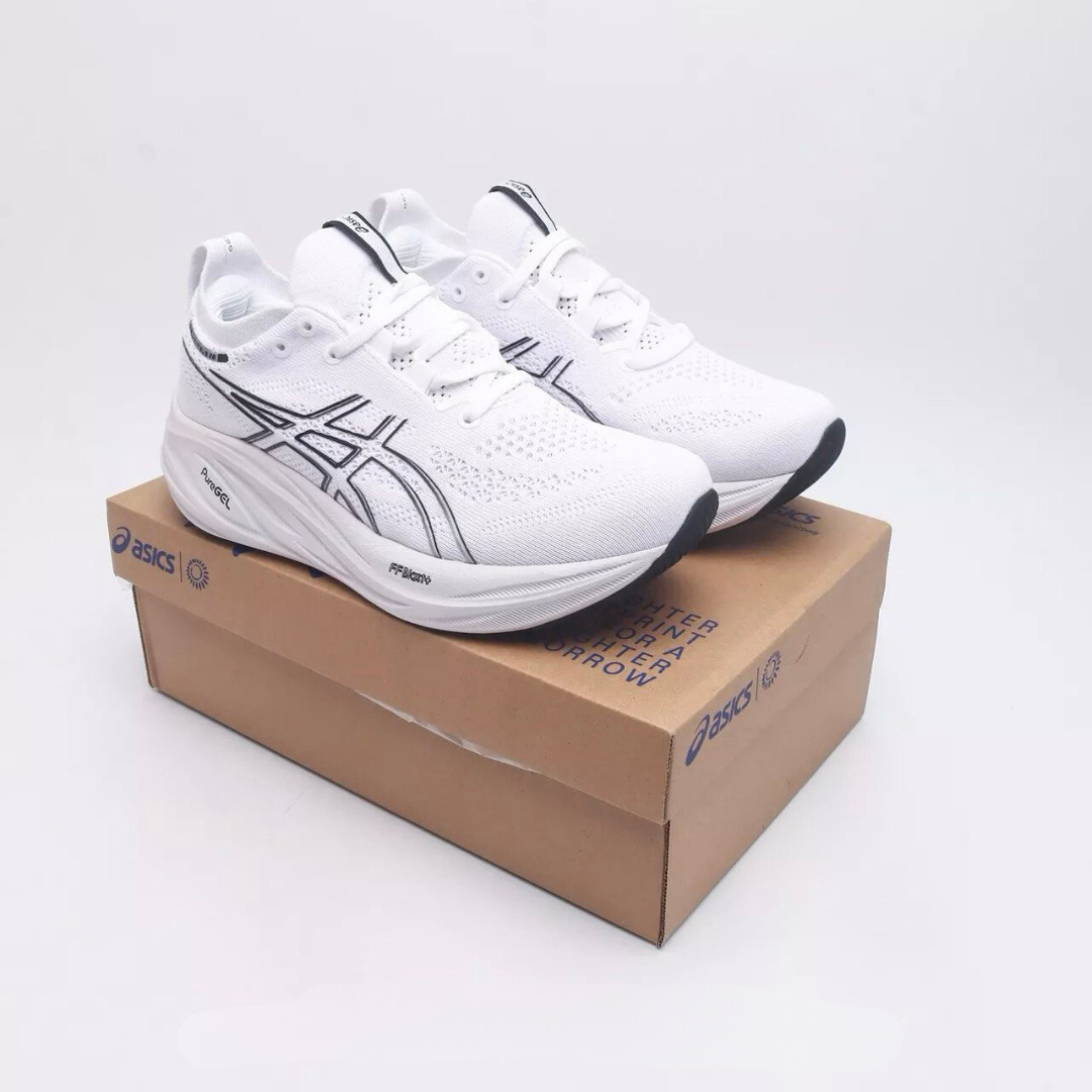 Tênis Asics Gel - Nimbus 26 - Branco Preto