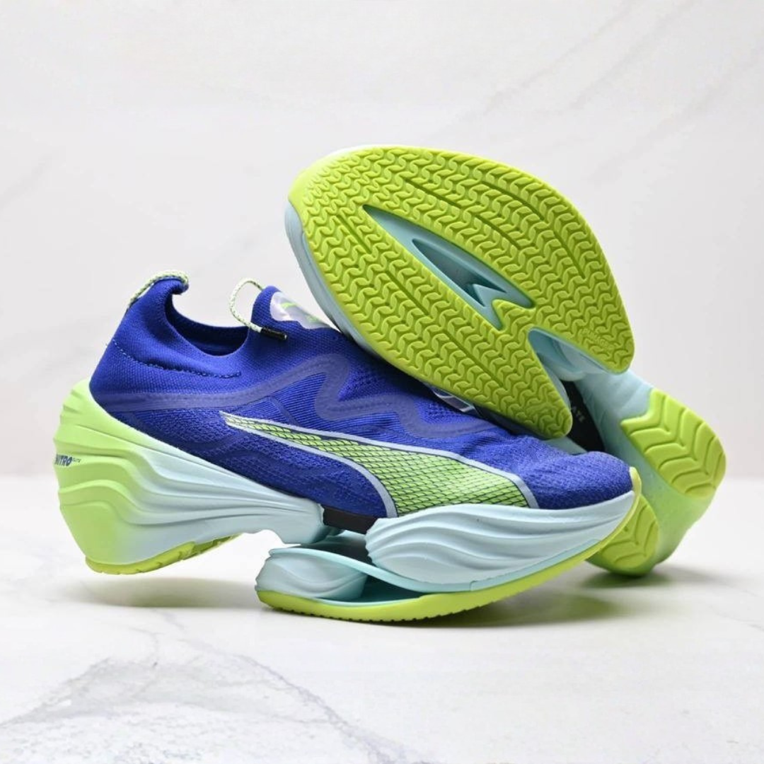 Tênis Puma Fast-RB Nitro Elite - Azul/Verde