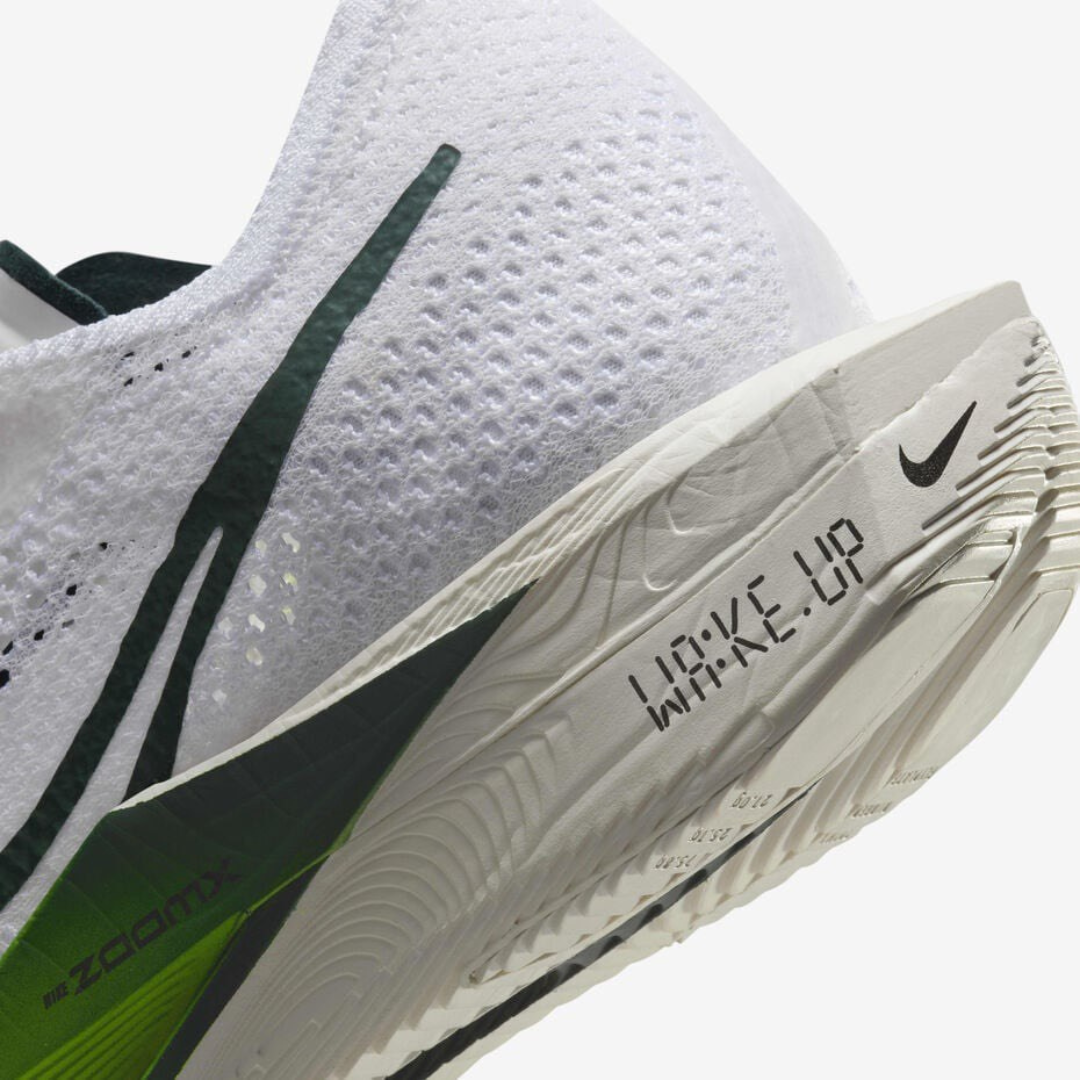 Tênis Nike Air Zoom X Vaporfly Next%3 Road Racing - Branco/Verde Pro