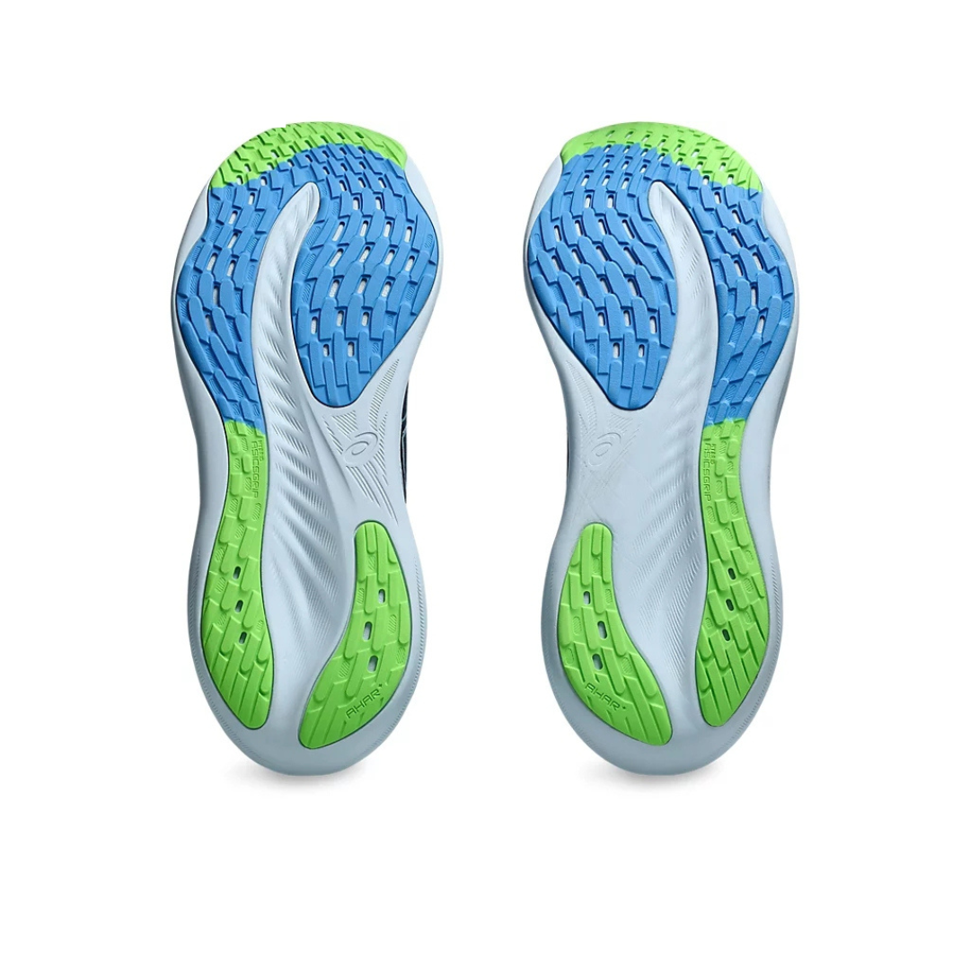 Tênis Asics Gel - Nimbus 26 - Azul Marinho com Azul e Verde