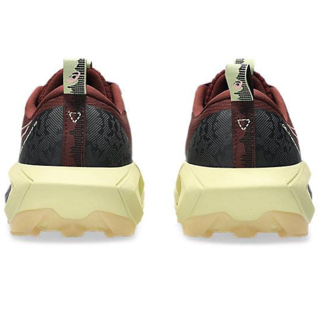 Tênis Asics Gel Trabuco 13 - Preto/Vermelho Vinho/Amarelo