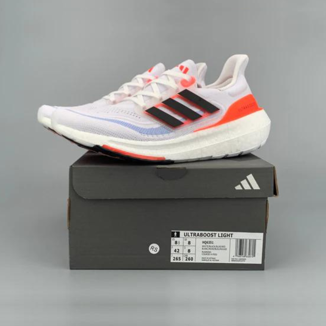 Tênis Adidas Ultraboost Light 23 Branco com Vermelho