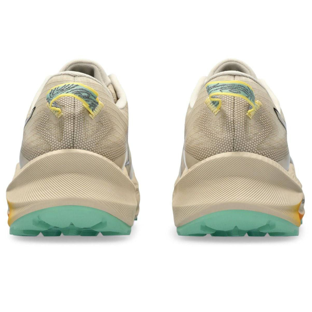 Tênis Asics Trabuco Max 3 - Bege/Laranja/Verde