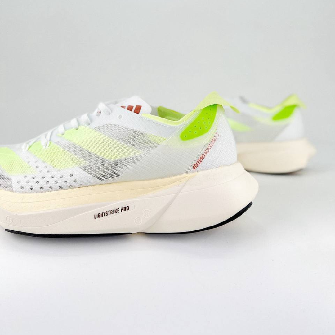 Tênis Adidas Adizero Adios Pro 3 - Branco/Verde Neon