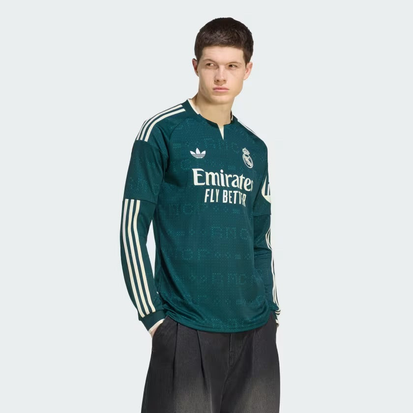 Camisa adidas Real Madrid 2026/27 II Torcedor Manga Longa