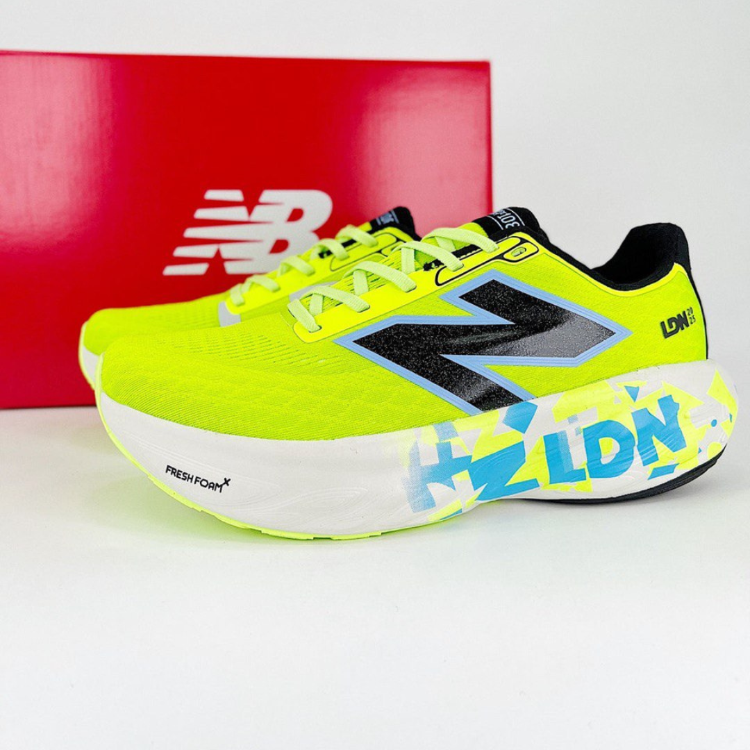 Tênis New Balance Fresh Foam X 1080 V14 London - Verde Fluorescente