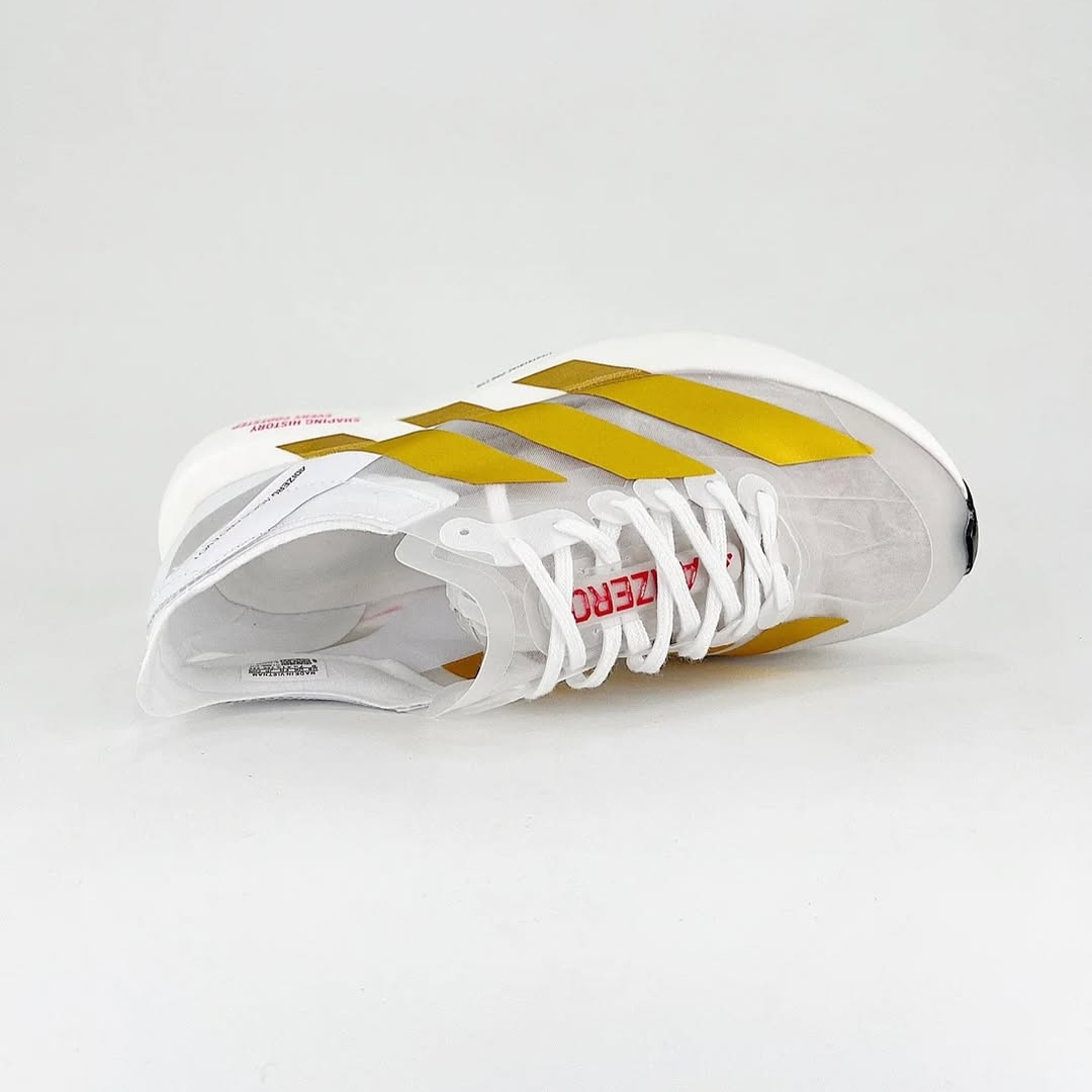 Tênis Adidas Adizero Adios PRO EVO 1 - Branco/Dourado