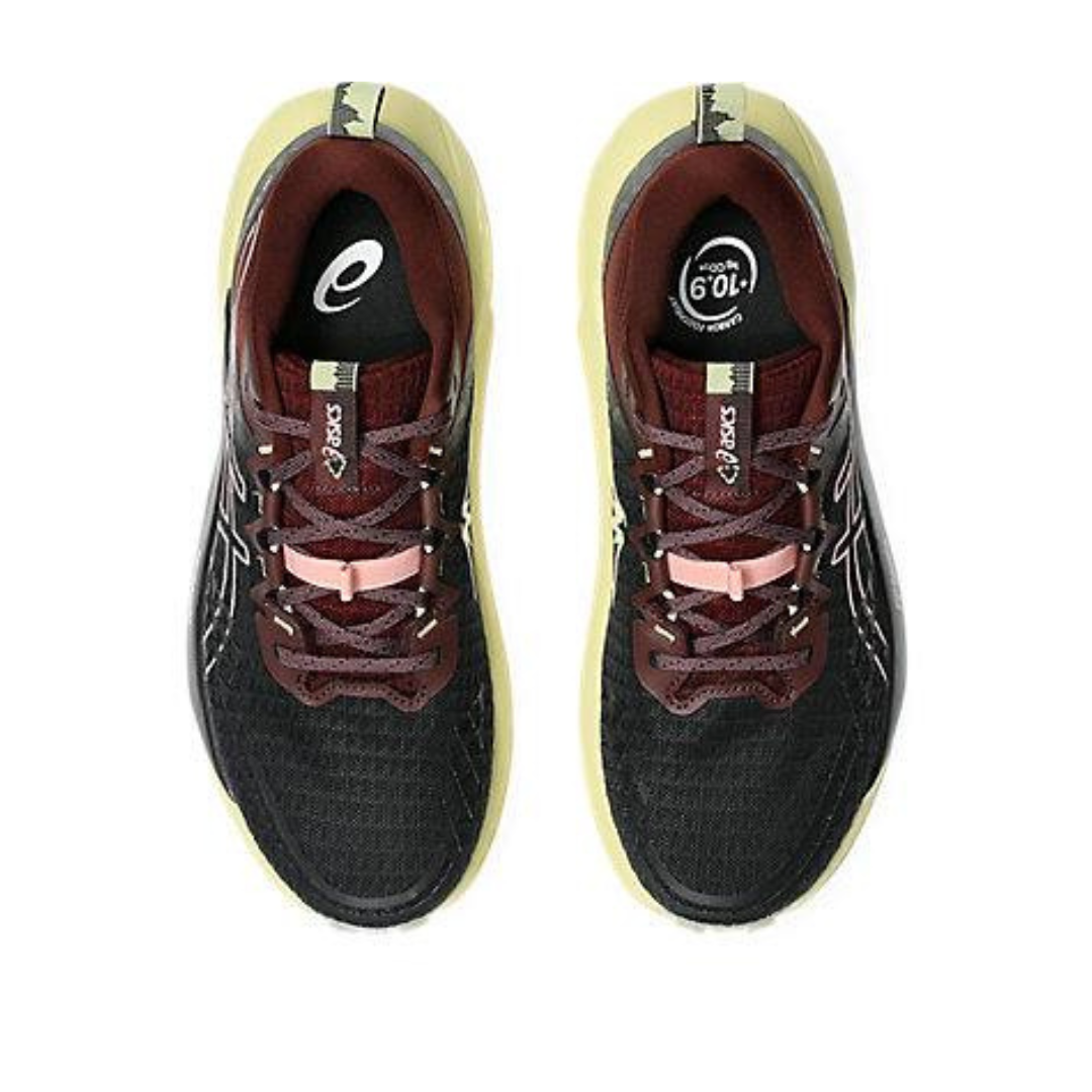 Tênis Asics Gel Trabuco 13 - Preto/Vermelho Vinho/Amarelo
