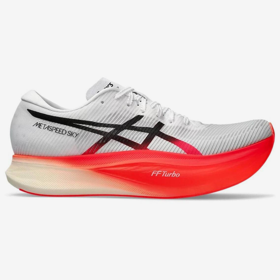 Tênis Asics Metaspeed SKY+ Branco/Vermelho