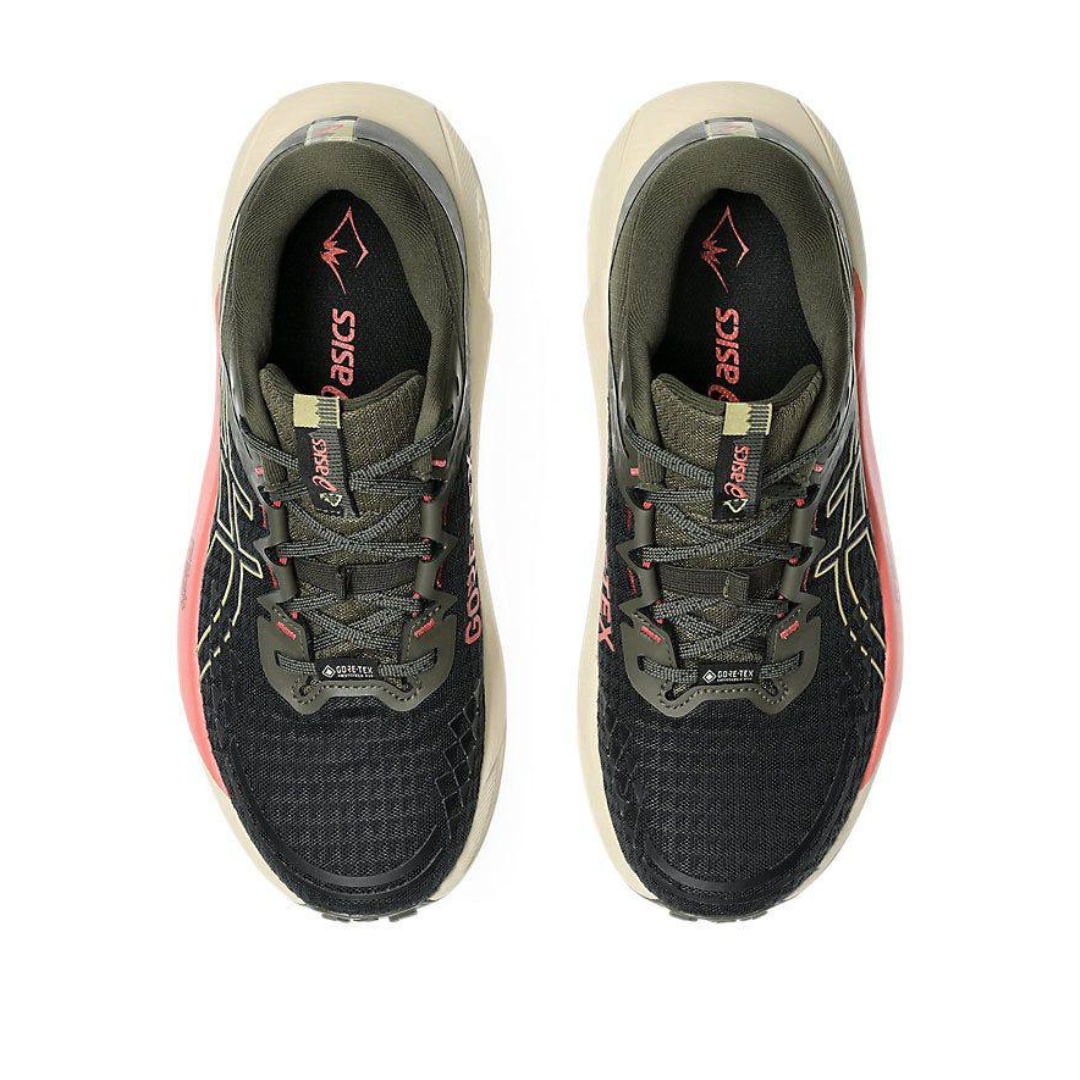Tênis Asics Gel Trabuco 13 - Verde Oliva/Vermelho
