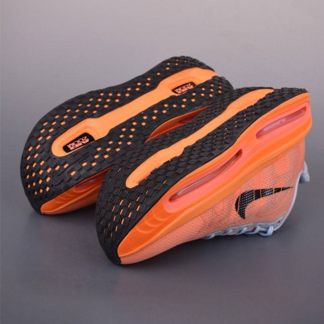 Tênis Nike Vomero Premium - Laranja/Cinza