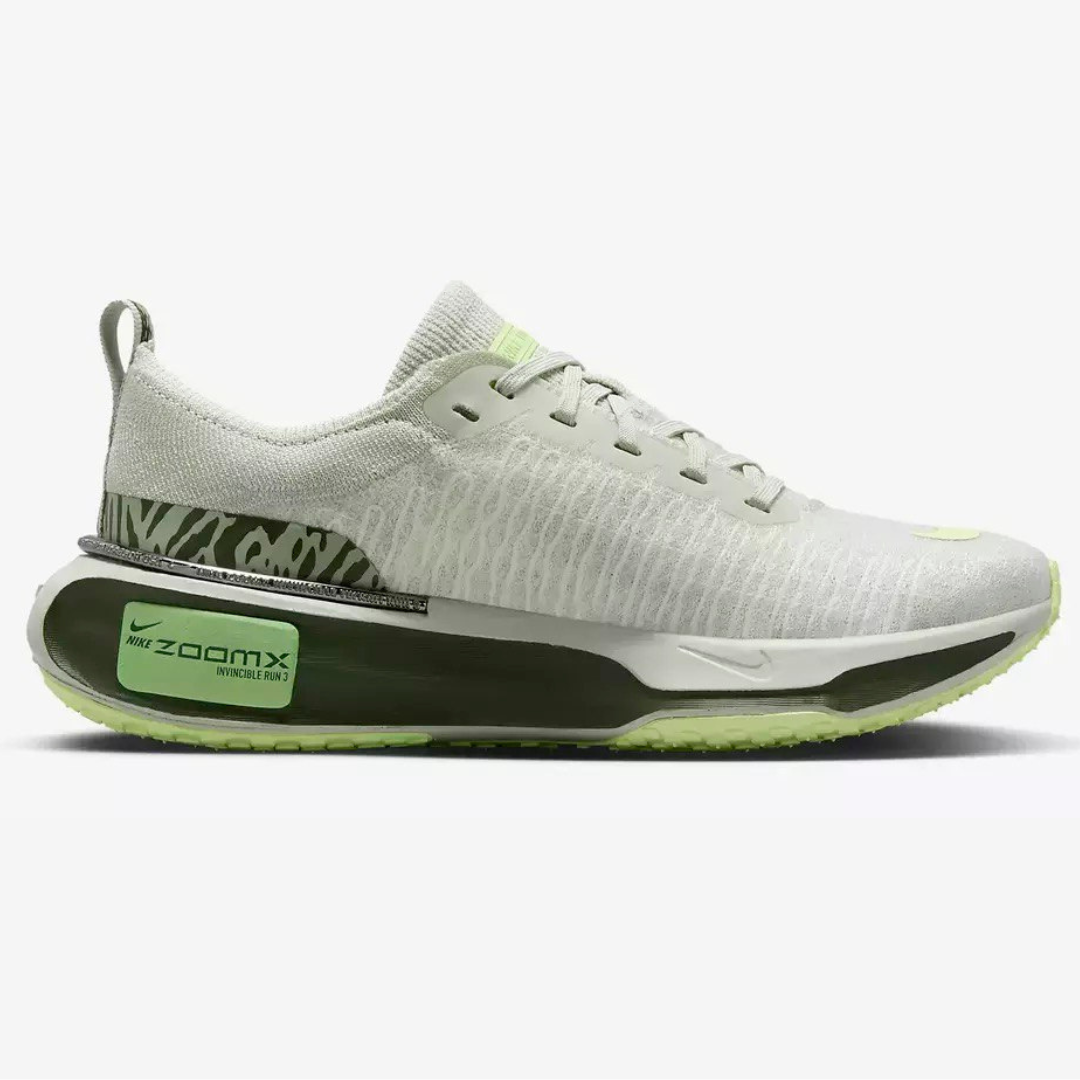 Tênis Nike Invincible Run 3 Premium - Light Bone/Barely Volt
