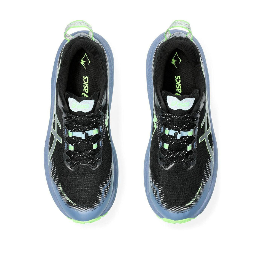 Tênis Asics Trabuco Max 3 - Preto/Azul/Verde