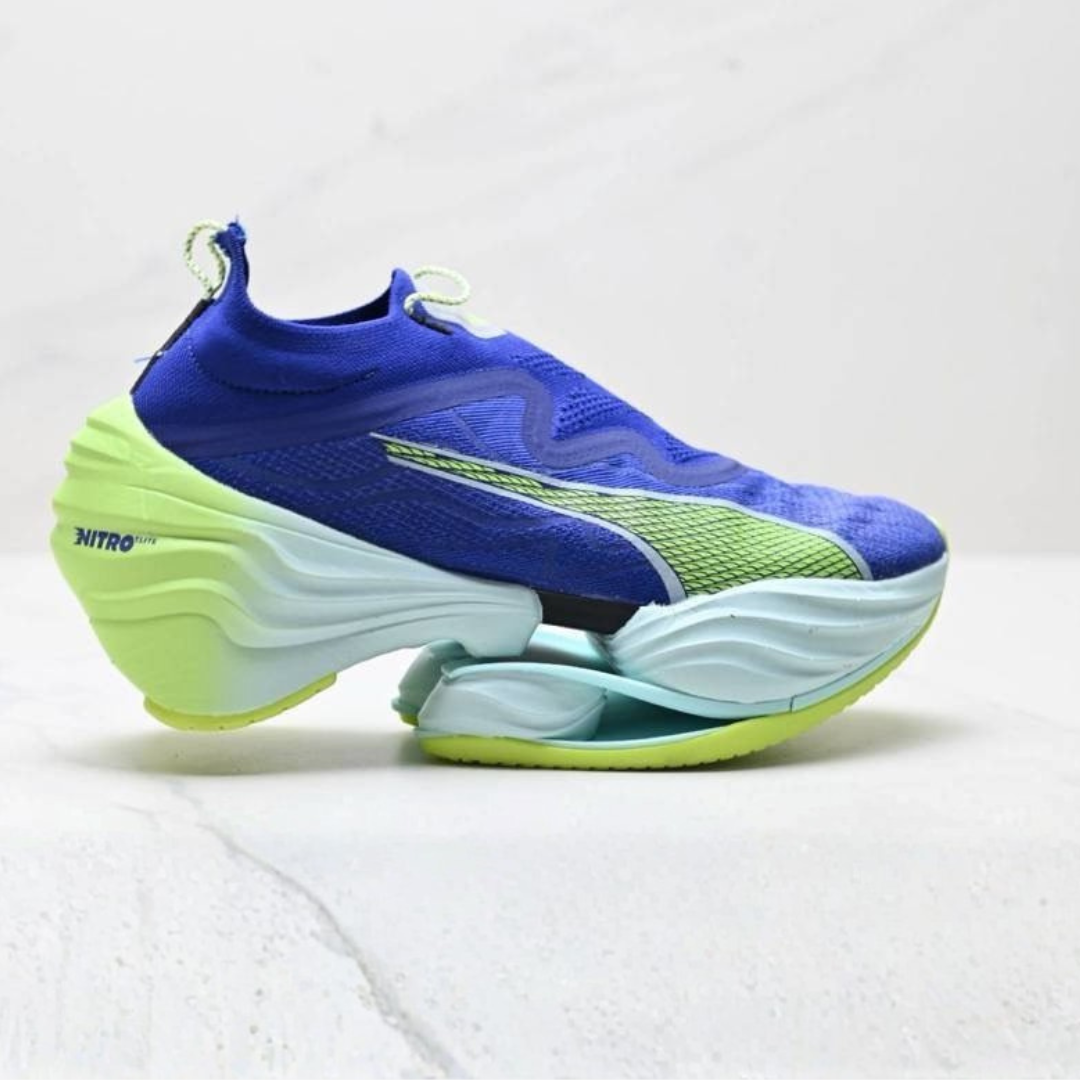 Tênis Puma Fast-RB Nitro Elite - Azul/Verde