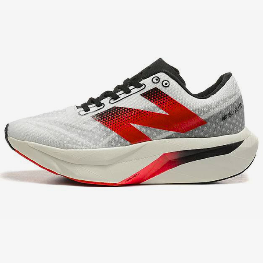 Tênis New Balance Fuelcell Supercomp Elite V4 - Branco/Vermelho/Preto