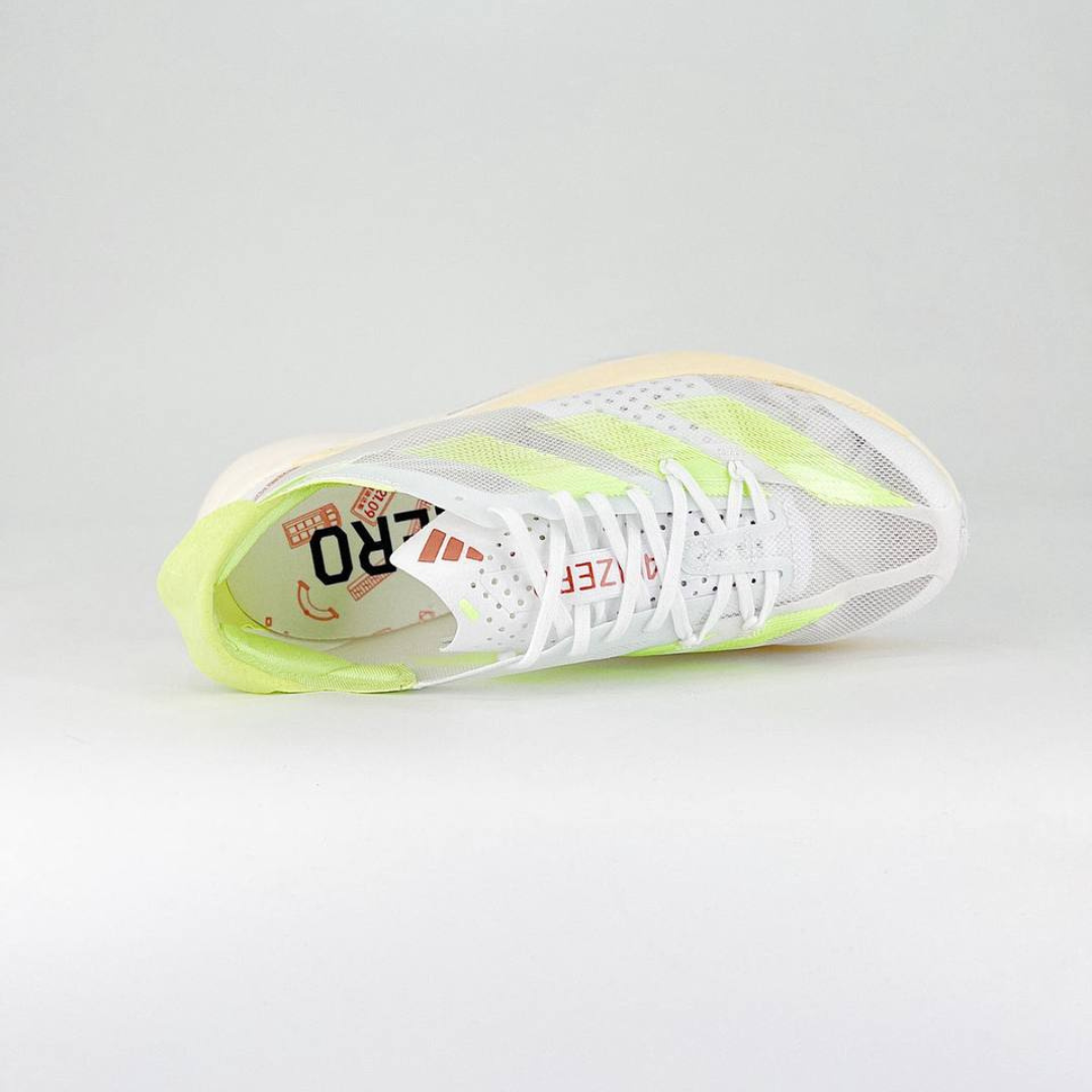 Tênis Adidas Adizero Adios Pro 3 - Branco/Verde Neon
