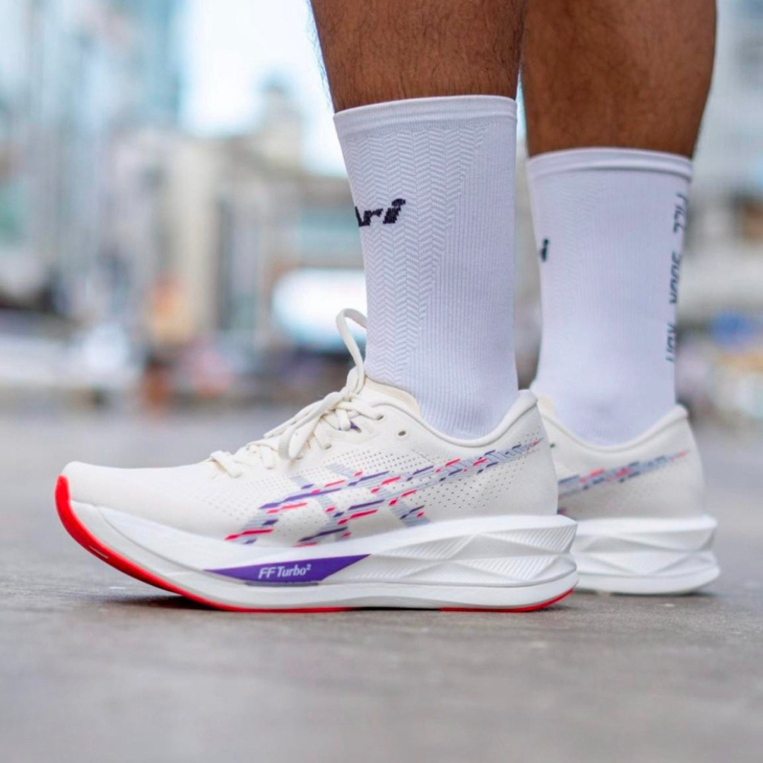 Tênis Asics Sonicblast - Bege/Azul