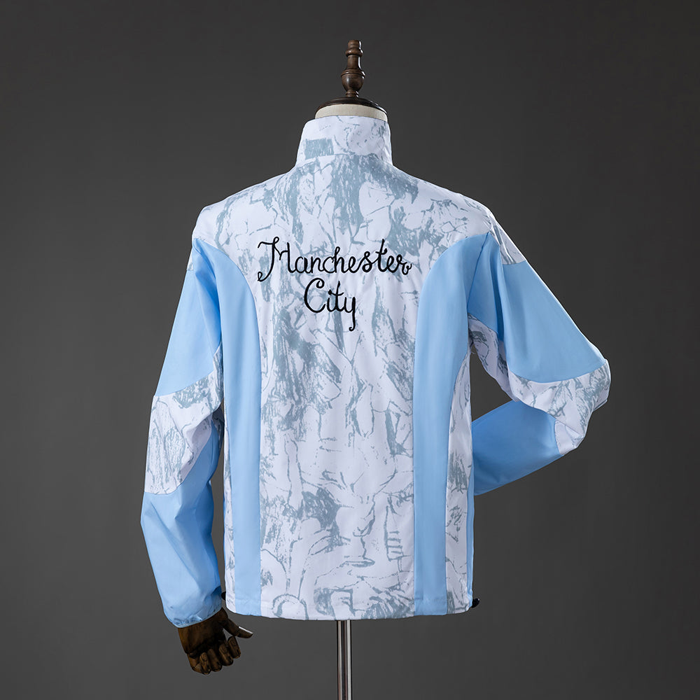 Jaqueta Corta Vento Puma Manchester City x Kidsuper 2026 Reversível Dupla Face