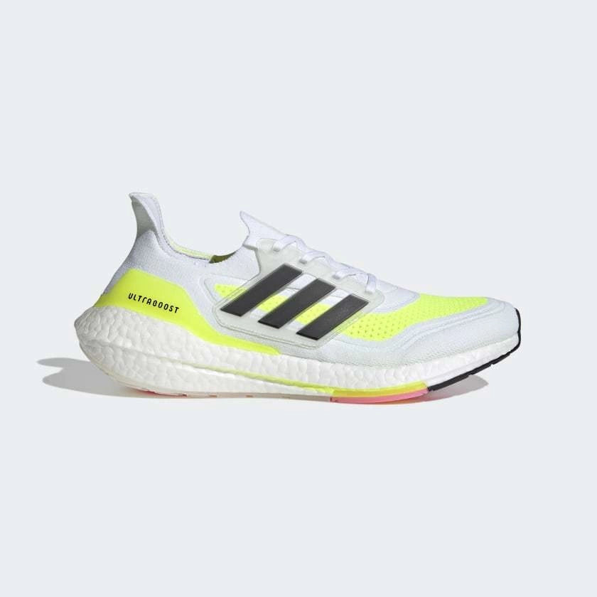 Tênis Adidas Ultraboost 21 Cloud White Volt