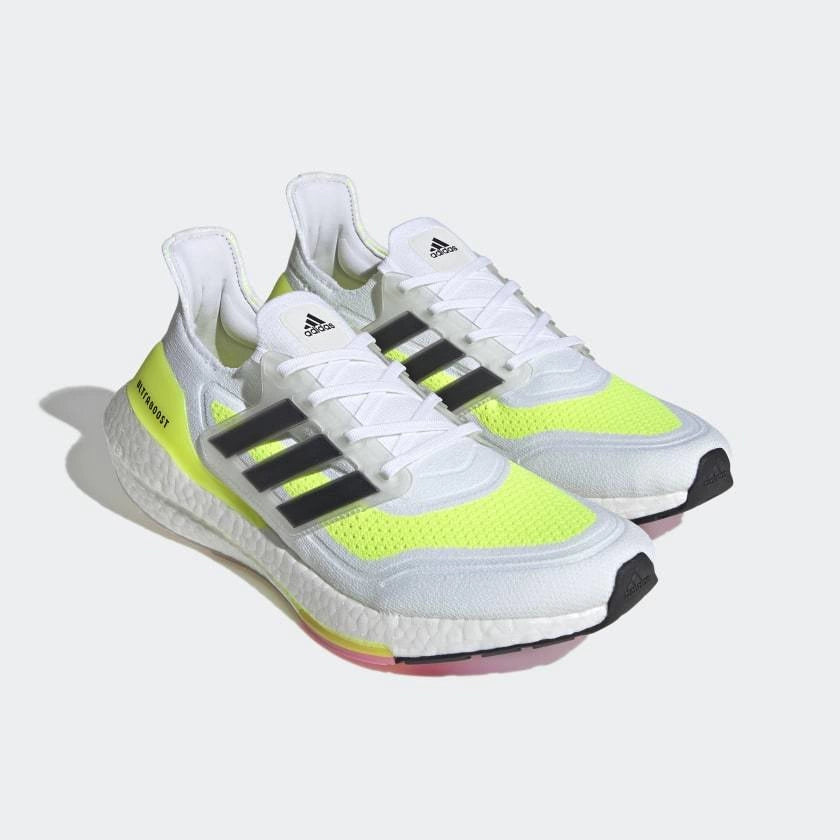 Tênis Adidas Ultraboost 21 Cloud White Volt