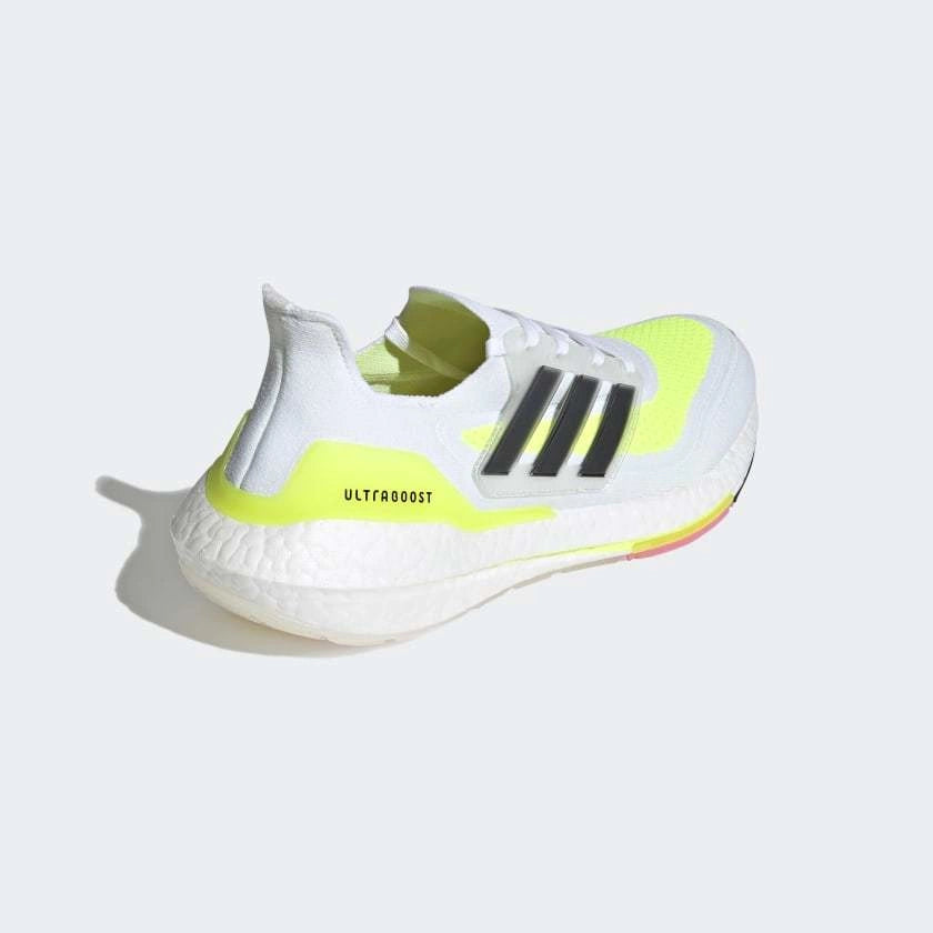 Tênis Adidas Ultraboost 21 Cloud White Volt