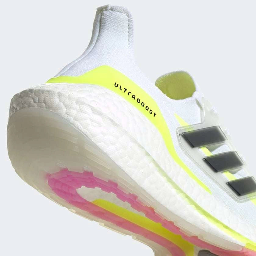 Tênis Adidas Ultraboost 21 Cloud White Volt