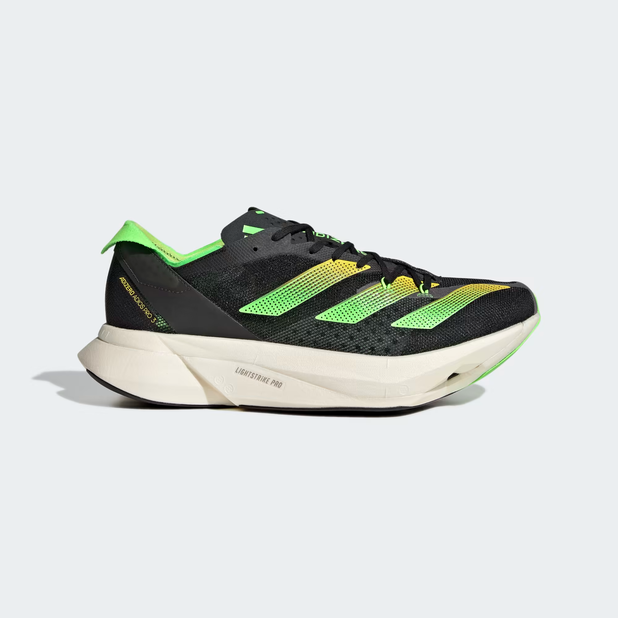 Tênis Adidas adizero Adios Pro 3 Core Black Solar Green