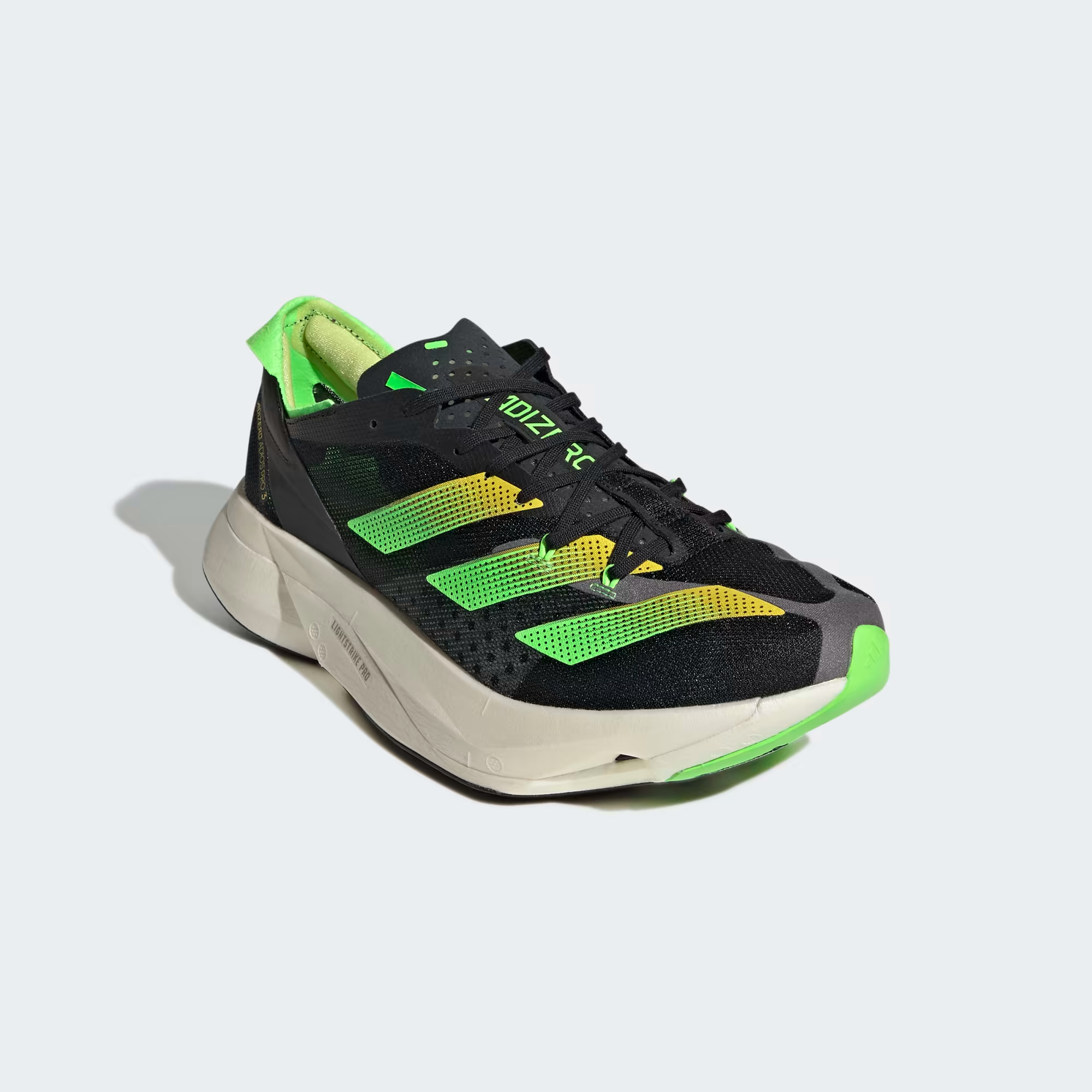 Tênis Adidas adizero Adios Pro 3 Core Black Solar Green
