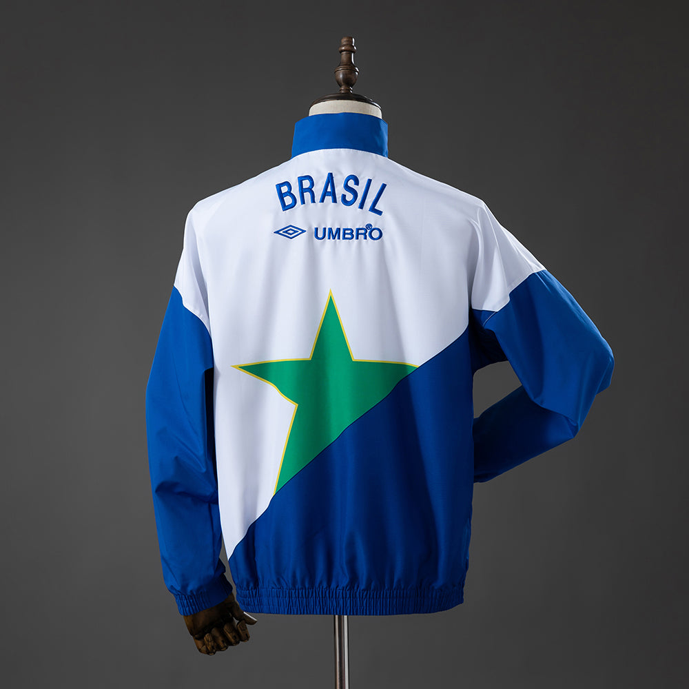 Jaqueta Corta Vento Seleção Brasil Retrô 1992/94