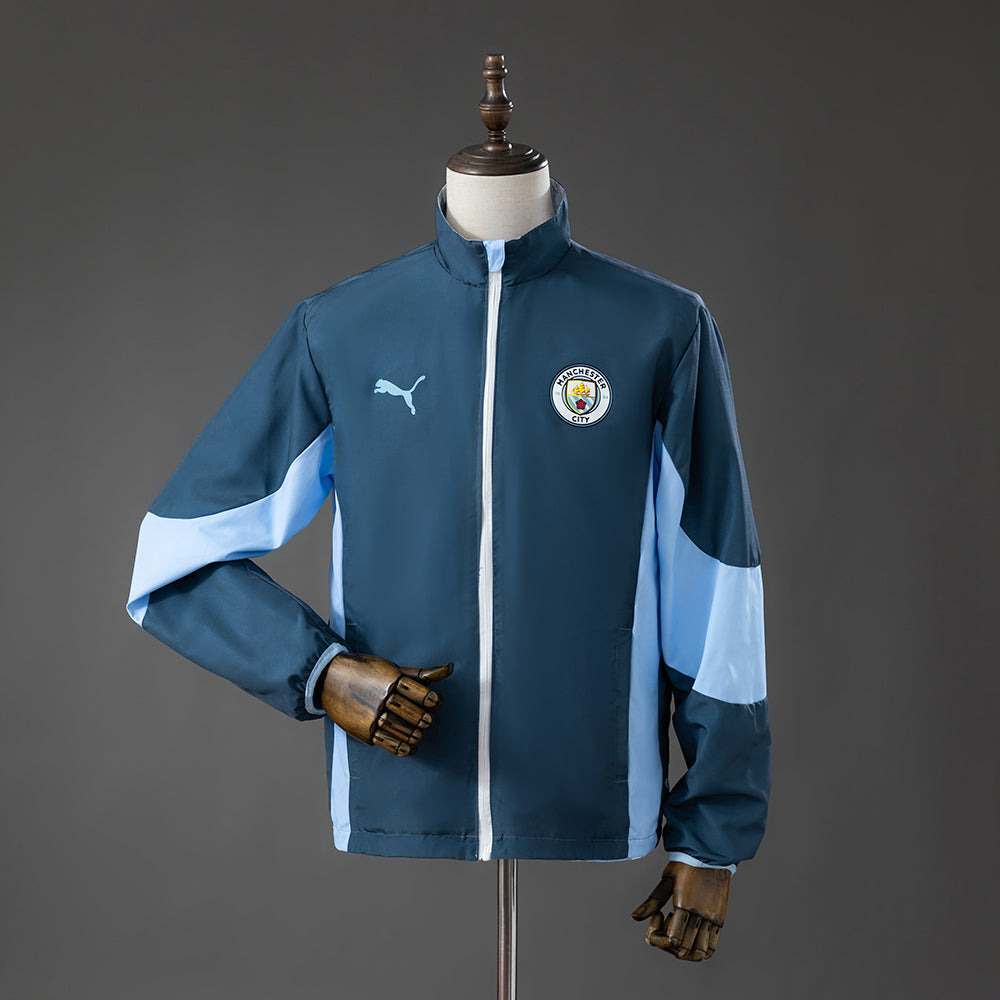Jaqueta Corta Vento Puma Manchester City x Kidsuper 2026 Reversível Dupla Face