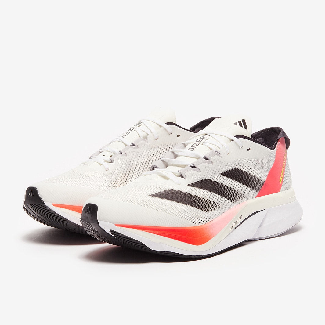 Tênis Adidas adizero Boston 12 Ftwr White Aurora