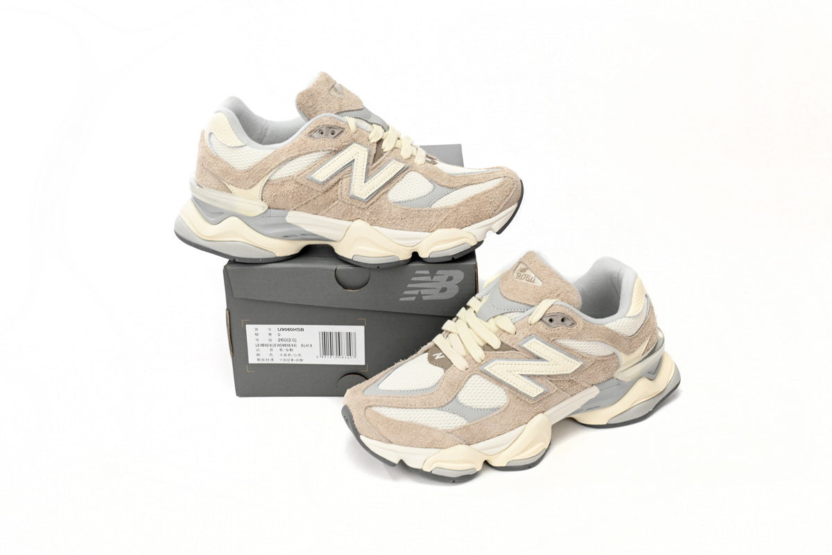 Tênis New Balance 9060 Driftwood Stone Pink Sea Salt