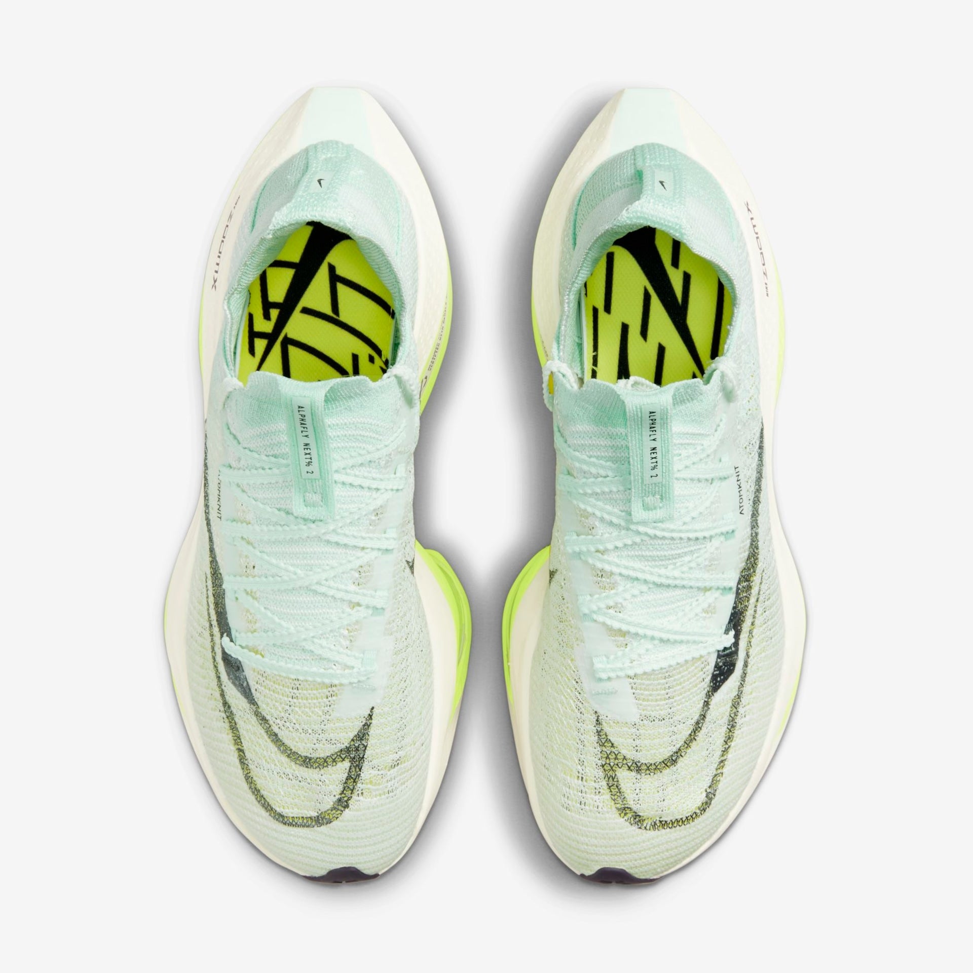 Tênis Nike Air Zoom Alphafly Next% 2 Mint Foam Volt